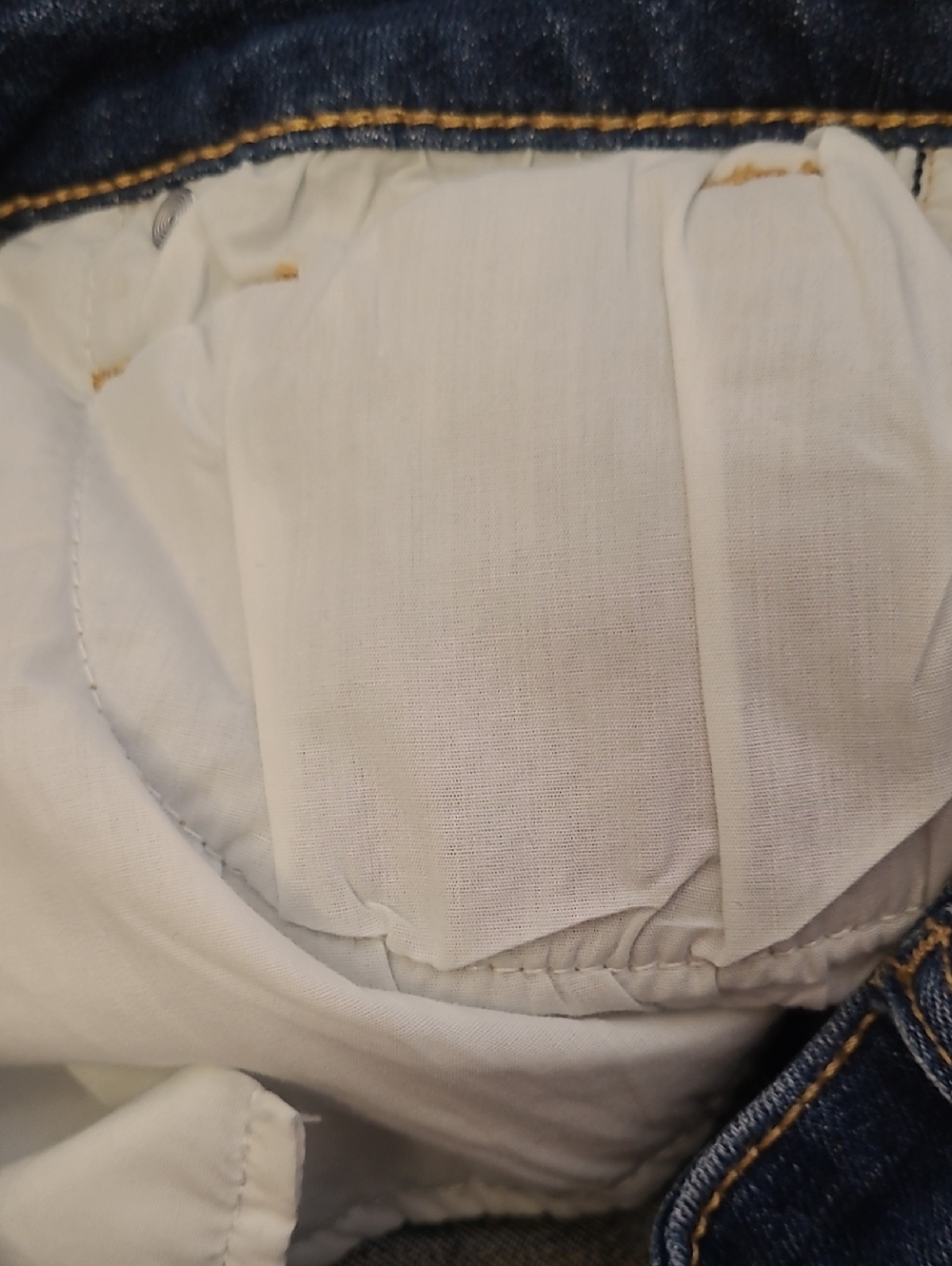 Dark Blue Distressed Womens Jeans - Picture 12 of 12